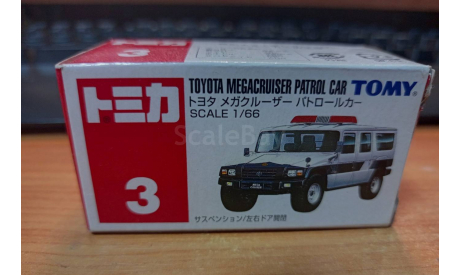 TOYOTA  Megacruiser Patrol Car, масштабная модель, 1:64, 1/64