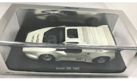 VECTOR W8 1992   SPARK, масштабная модель, scale43