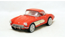 1:43 Chevrolet Corvette 1957 Franklin Mint, масштабная модель, scale43