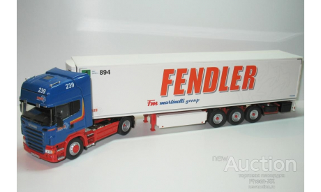 1/50 Scania R500 + Refrigeration Trailer Krone Fendler (NZG), масштабная модель, 1:50