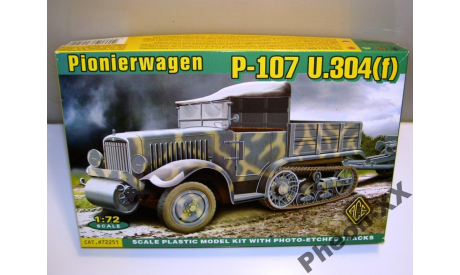 1/72 UNIC Pionierwagen P-107 U.304(f) (ACE №72251), сборные модели бронетехники, танков, бтт, scale72