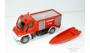 1/87 Mercedes-Benz Unimog Rosenbauer Feuerwehr + boot (Siku), масштабная модель, scale87