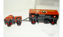 1/87 Mercedes-Benz Unimog 411 Pritsche mit Anhanger ’Circus Krone’ (Brekina), масштабная модель, scale87