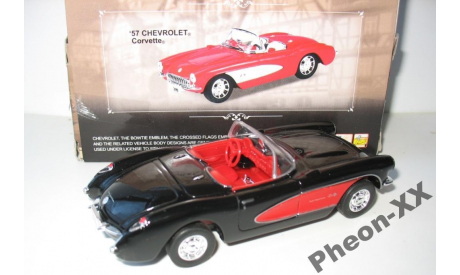 1/38-1/40 Chevrolet Corvette’1957 (Welly), масштабная модель, scale0
