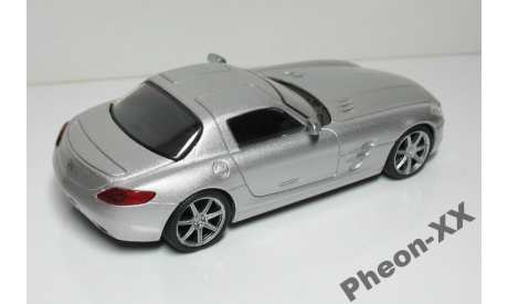 1/43 Mercedes SLS AMG (Суперкары №14), масштабная модель, scale43, Суперкары. Лучшие автомобили мира, журнал от DeAgostini, Mercedes-Benz