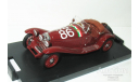 1/43 Alfa-Romeo 6C 1750 GS Spider Zagato №86 Mille Miglia 1931 (Brumm), масштабная модель, scale43, Alfa Romeo