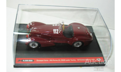 1/43 Alfa-Romeo 8C 2900B spider Touring №112 1938 (Brumm), масштабная модель, scale43, Alfa Romeo