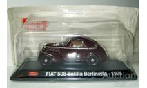 1/43 FIAT 508 CS Balilla Berlinetta №45 1936 (Starline-Hachette), масштабная модель, scale43