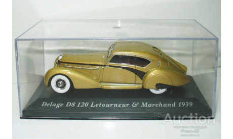 1/43 Delage D8 120 Letourneur & Marchand 1939 (IXO-Altaya), масштабная модель, scale43, Altaya, Museum Series (музейная серия)