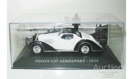1/43 Voisin C27 Aerosport 1934 (IXO-Altaya), масштабная модель, scale43, Altaya, Museum Series (музейная серия)