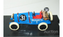 1/43 Bugatti Type 13 Brescia №31 1921 (Brumm), масштабная модель, scale43