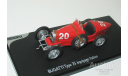 1/43 Bugatti Type 35 Eqipage Italien №20 (Eligor), масштабная модель, 1:43