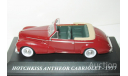 1/43 Hotckhkiss Antheor Cabriolet 1953 (IXO-Altaya), масштабная модель, scale43, Altaya, Museum Series (музейная серия), Hotchkiss