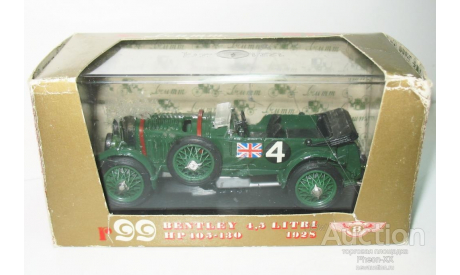 1/43 Bentley 4,5 Litre №4 ’Old Mother Gun’ LeMans 1928 (Brumm), масштабная модель, scale43