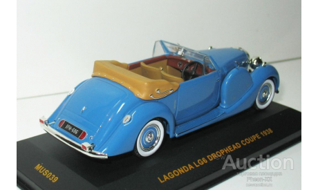 1/43 Lagonda LG6 Drophead Coupe 1938 (IXO), масштабная модель, scale43, IXO Museum (серия MUS)