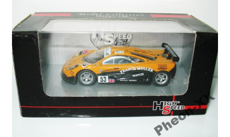 1/43 BMW McLaren F1 GTR №53 1996 (High Speed), масштабная модель, scale43