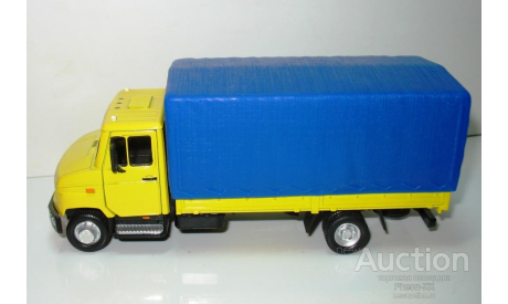 1/43 ЗИЛ-5301 Бычок бортовой с тентом (Bauer/Autobahn), масштабная модель, scale43, Bauer/Cararama/Hongwell