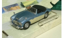 Austin Healey 100/6 cabriolet, голубой с белым, масштабная модель, 1:43, 1/43, Bauer/Cararama/Hongwell