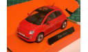 Fiat 500 new, красный, Rik&Rok (Cararama/Hongwell), 1:43, масштабная модель, 1/43, Bauer/Cararama/Hongwell