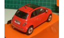 Fiat 500 new, красный, Rik&Rok (Cararama/Hongwell), 1:43, масштабная модель, 1/43, Bauer/Cararama/Hongwell