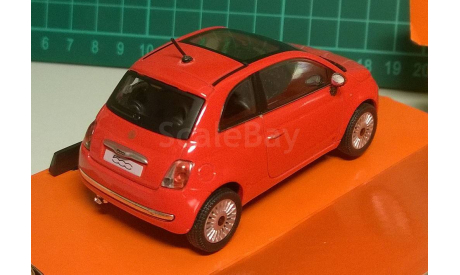 Fiat 500 new, красный, Rik&Rok (Cararama/Hongwell), 1:43, масштабная модель, 1/43, Bauer/Cararama/Hongwell