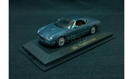 Ford Thunderbird 2003 г. тёмно серый, масштабная модель, scale43, Yat Ming