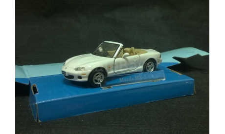 Mazda MX-5, белая, масштабная модель, 1:43, 1/43, Bauer/Cararama/Hongwell