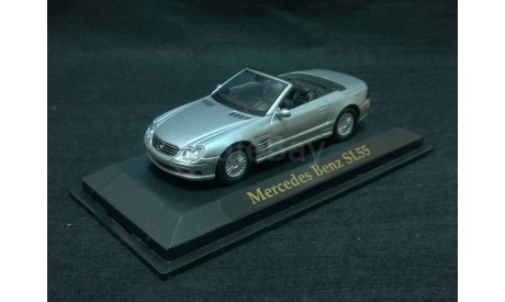 Mercedes Benz SL55 серебристый, масштабная модель, 1:43, 1/43, Yat Ming, Mercedes-Benz