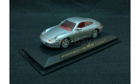 Porsche 996 Carrera 2 серебристый, масштабная модель, 1:43, 1/43, Yat Ming