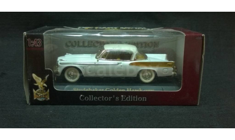 Studebaker Golden Hawk 1958 г. белый с золотым, масштабная модель, 1:43, 1/43, Yat Ming