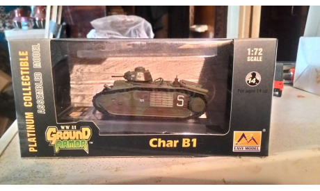 easy models (char b1), масштабные модели бронетехники, 1:72, 1/72