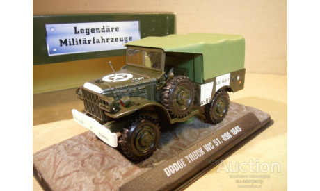 Dodge WC51 3/4 4x4 US Navy 1945, масштабная модель, Atlas, scale43