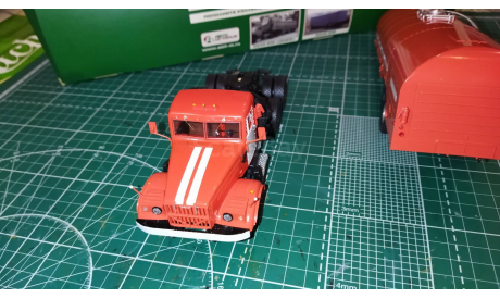 КрАЗ 258 с п/п ТЗ 22, масштабная модель, Автоистория (АИСТ), scale43