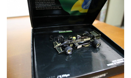 1/43 F1 1985 Lotus Renault 97T Ayrton Senna 1st win, редкая масштабная модель, 1:43, Minichamps