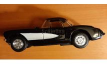 Chevrolet corvette 1957 M.C TOY 1:39 (Macau) металл инерционная, масштабная модель, scale0