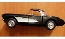 Chevrolet corvette 1957 M.C TOY 1:39 (Macau) металл инерционная, масштабная модель, scale0