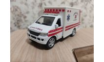 Скорая медицинская помощь ambulance, масштабная модель, 1:50, 1/50