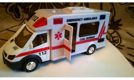 скорая помощь  ambulance, масштабная модель, scale35