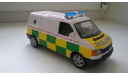 скорая помощь ambulance фольксваген карарама, масштабная модель, Volkswagen, 1:43, 1/43