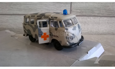 скорая помощь ( ambulance) фольксваген микроавтобус, масштабная модель, Volkswagen, scale43