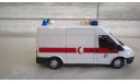 ambulance скорая помощь ford transit, масштабная модель, 1:43, 1/43