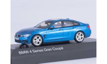 Модель BMW 4 Series Gran Coupe blue (открывашка), масштабная модель, Kyosho, scale43
