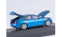 Модель BMW 4 Series Gran Coupe blue (открывашка), масштабная модель, Kyosho, scale43