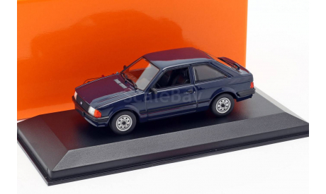 Maxichamps ford escort 1981 blue, масштабная модель, Minichamps, scale43