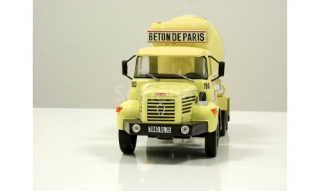 1:43 BERLIET Porte-Malaxeur PMH 12 6x4 des Bétons de Paris - серия «Les Camions Berliet» №5 G111A005, масштабная модель, scale43