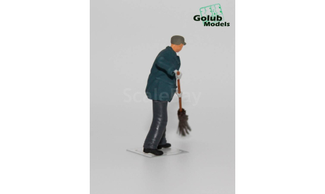 Фигурка дворник с метлой 1:43, фигурка, GolubModels, scale43