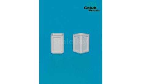 Бетонная урна №1 1:43, элементы для диорам, GolubModels, 1/43
