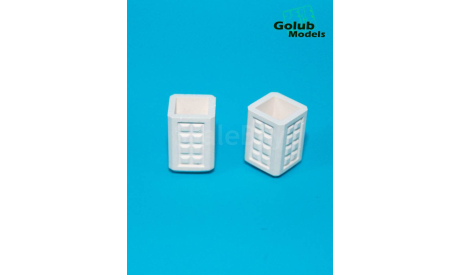 Бетонная урна №2 1:43, элементы для диорам, GolubModels, 1/43