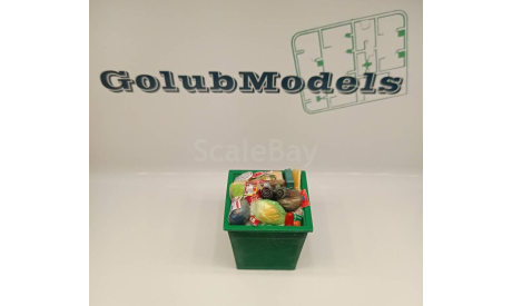 Бак с мусором 1/43, запчасти для масштабных моделей, GolubModels, 1:43