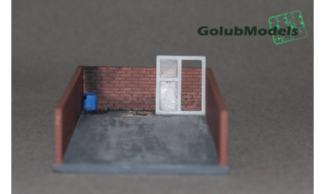 Площадка для накопительного бункера 1:43, элементы для диорам, GolubModels, 1/43